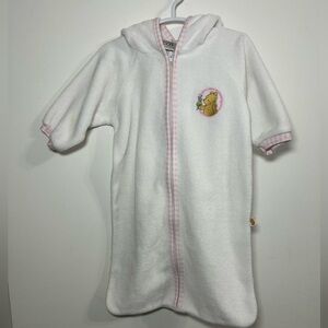 Vintage Classic Pooh Baby Girl Hooded Towel Sack